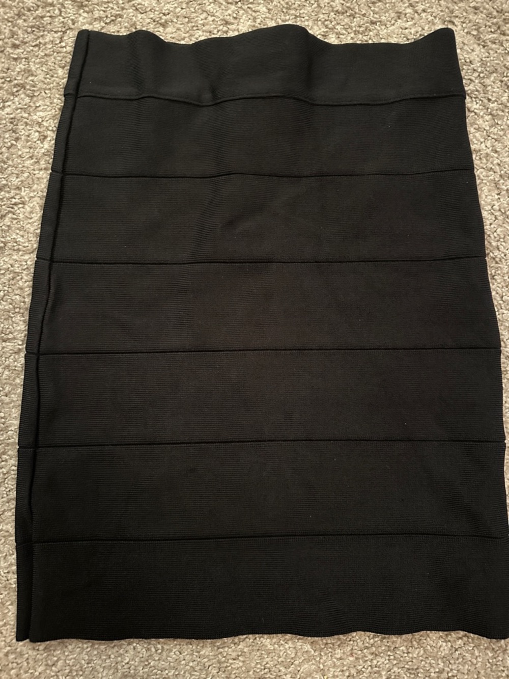 bebe Black Mini Bandage Skirt